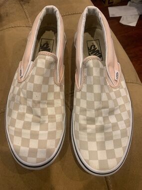 Vans rose pink checkerboard off the wall unisex